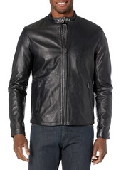 Lucky Brand Men's Clean Leather Bonneville Jacket