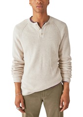 Lucky Brand Men's Cloud Soft Henley Sweater