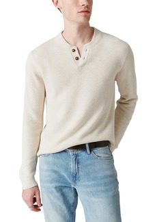 Lucky Brand Men's Cloud Soft Henley Sweater
