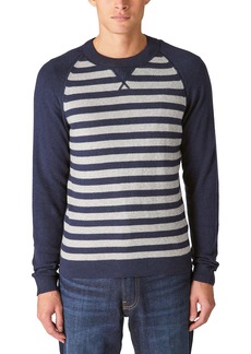 Lucky Brand Men's Cloud Soft Stripe Raglan Sweater