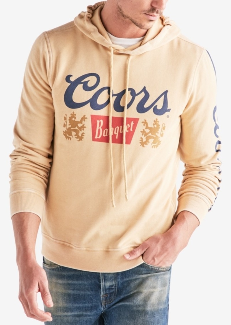 yellow coors banquet hoodie