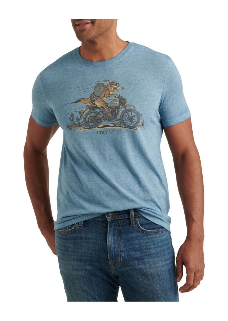 Lucky Brand Men's Coyote Biker Short Sleeve T-Shirt - Allure