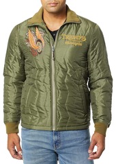 Lucky Brand Men's Embroidered Triumph Tiger Jacket  M
