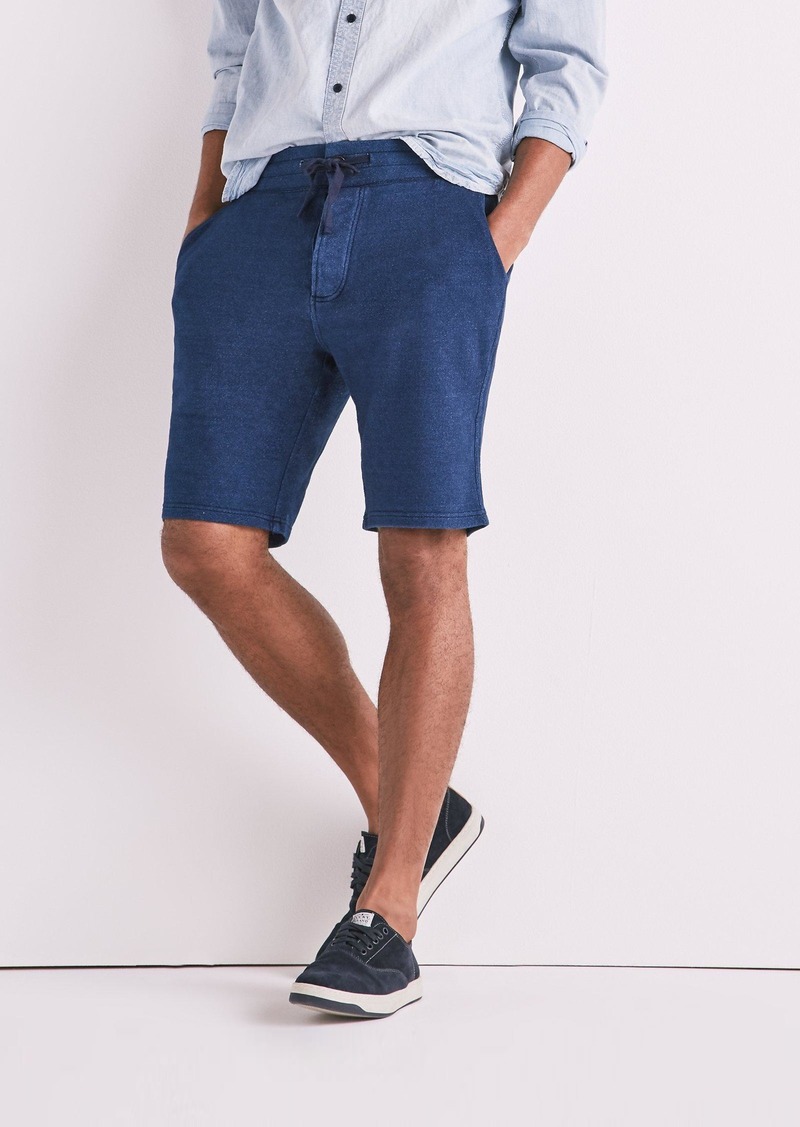 Lucky Brand Mens Flat Front Indigo Short