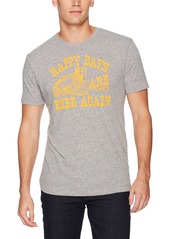 Lucky Brand Men's Happy Days are Beer Again Graphic Tee