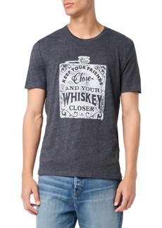 Lucky Brand Men's Keep Your Friends Close Whiskey Tee