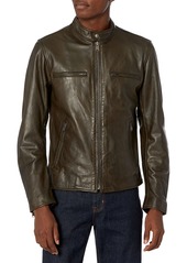 Lucky Brand mens Leather Bonneville Jacket   US