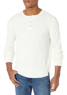 Lucky Brand Men's Long Sleeve Cotton Thermal Henley