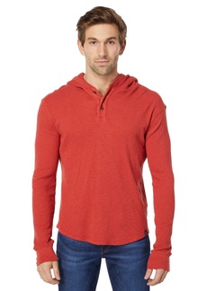 Lucky Brand mens Long Sleeve Cotton Thermal Hoodie Shirt   US
