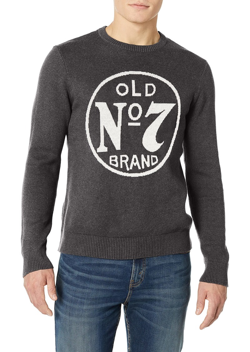 Lucky Brand Men's Long Sleeve Crew Neck Old No 7 Sweater  L