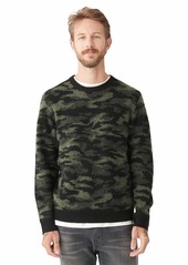 Lucky Brand Men's Long Sleeve Crew Neck  Pullover Sweater