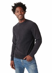 Lucky Brand Men's Long Sleeve Crew Neck Washed Welterweight Sweater  S