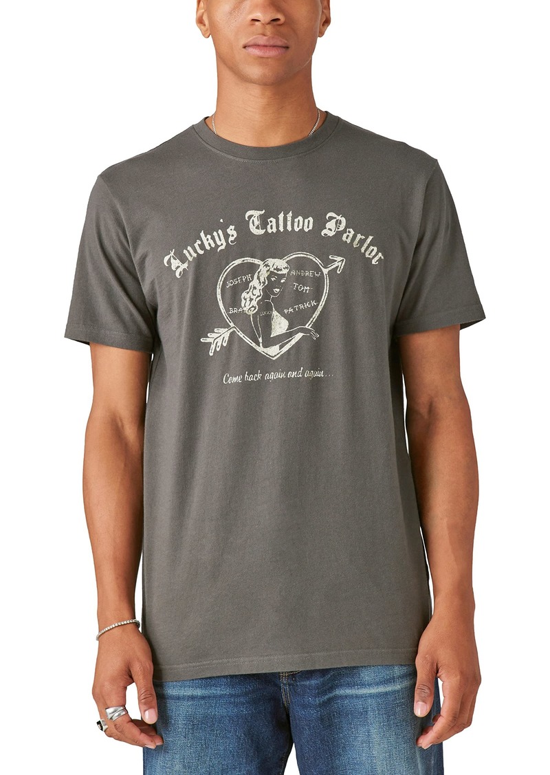 Lucky Brand Men's Lucky Tattoo Graphic Tee