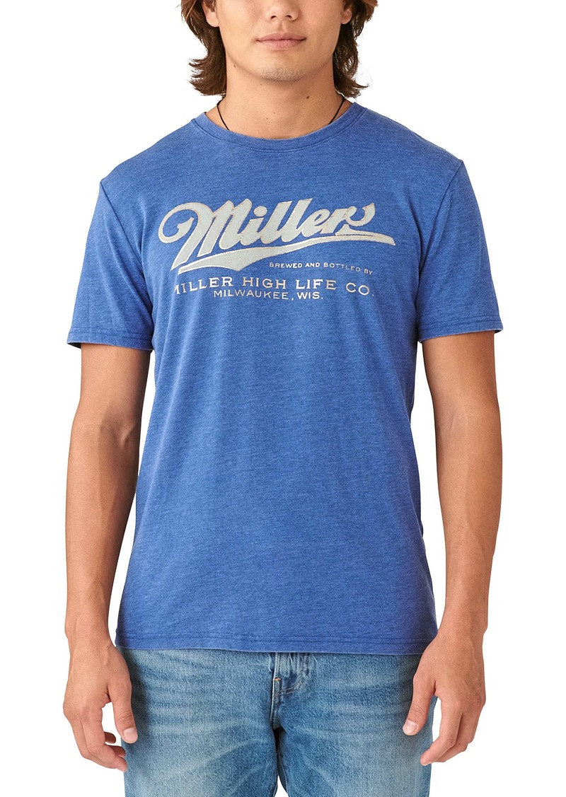 Lucky Brand Men's Miller Script Graphic Tee