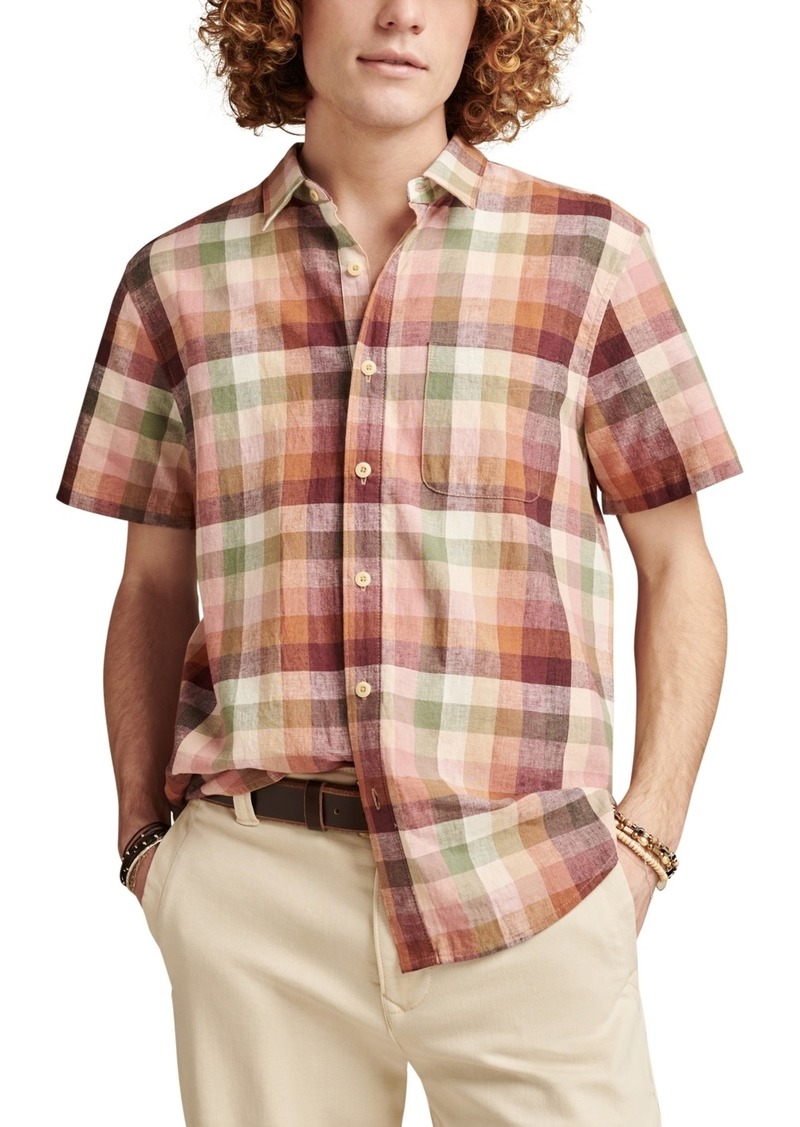 Lucky Brand Men's Multi Plaid San Gabriel Short Sleeve Shirt - Plaid Multi