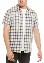 Lucky Brand Men's Short Sleeve Button Monroe Shirt  S