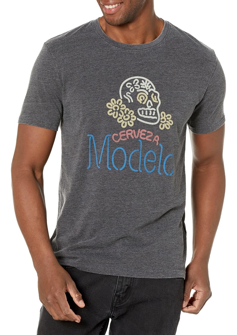 Lucky Brand Men's Short Sleeve Modelo Skull Graphic Tee