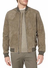 Lucky Brand Men's Suede Bomber Jacket  M