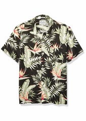 Lucky Brand Men's Sunset Tencel Club Collar Shirt  M