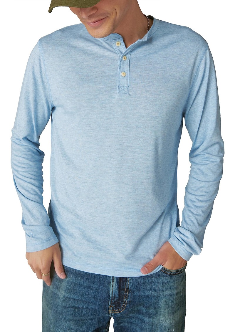 Lucky Brand Men's Tencel Long Sleeve Henley