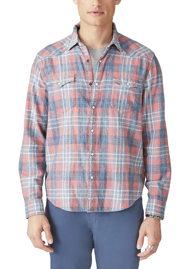 Lucky Brand Men's  Western Long Sleeve Shirt