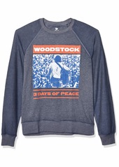 Lucky Brand Men's Woodstock Pullover Burnout Crew Neck Sweatshirt  M