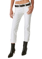 Lucky Brand Mid-Rise Sweet Crop Cuffed Jeans - Bright White