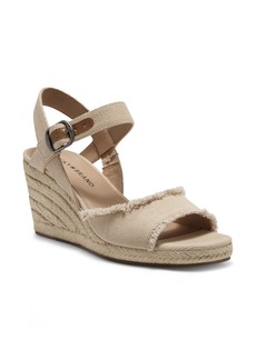 Lucky Brand Mindra Espadrille Wedge Sandal in Macadamia at Nordstrom Rack