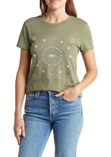 Lucky Brand Mystical Bandana Graphic T-Shirt in Four Leaf Clover at Nordstrom Rack