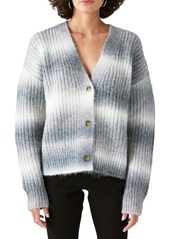 Lucky Brand Ombré Cardigan in Charcoal/Black Combo at Nordstrom Rack