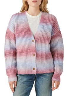 Lucky Brand Ombré Cardigan in Blue And Pink Combo at Nordstrom Rack