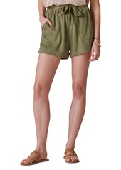 Lucky Brand Paperbag Shorts in Olive at Nordstrom Rack