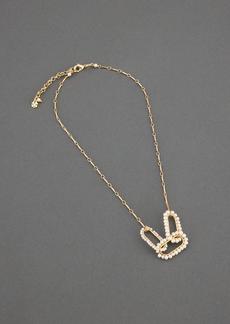 Lucky Brand Pearl Chain Necklace