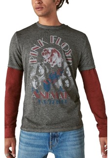 Lucky Brand Pink Floyd '77 Burnout Graphic T-Shirt