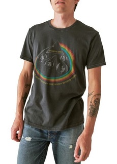 Lucky Brand Pink Floyd Rainbow Graphic T-Shirt