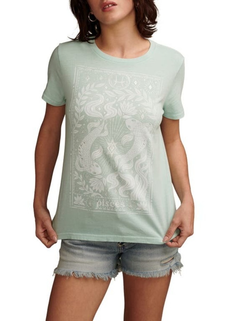 Lucky Brand Pisces Cotton Graphic T-Shirt