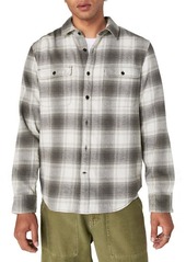 Lucky Brand Plaid Flannel Workwear Button-Up Shirt