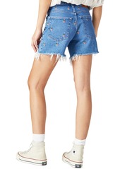 Lucky Brand Printed Destructed Shorts - Ground Breaking