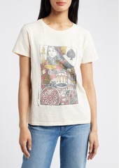 Lucky Brand Queen of Spades Cotton Slub Graphic T-Shirt