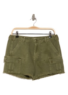 Lucky Brand Raw Hem Utility Shorts in Four Leaf Clover at Nordstrom Rack
