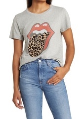 Lucky Brand Rolling Stone Leopard Cotton Graphic T-Shirt