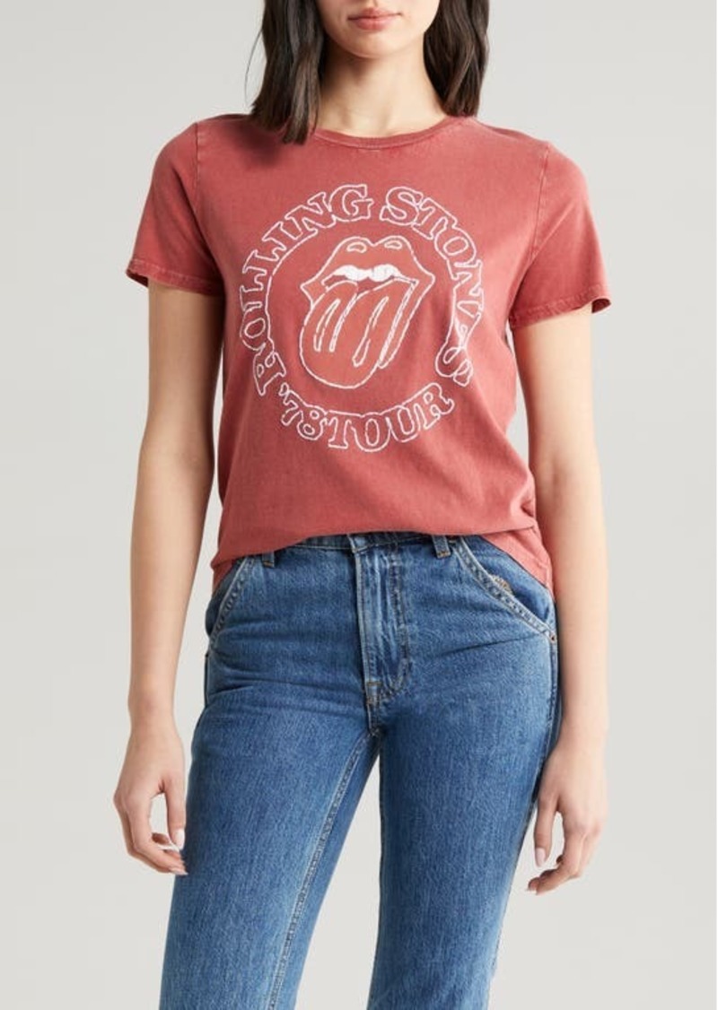 Lucky Brand Rolling Stones '78 Tour Cotton Graphic T-Shirt