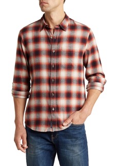 Lucky Brand San Gabriel Plaid Button-Up Shirt in Red Plaid at Nordstrom Rack