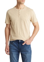 Lucky Brand Short Sleeve Cotton Club Henley in American Navy at Nordstrom Rack