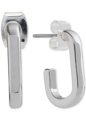 Lucky Brand Silver-Tone 4-Pc. Set Hoop & Drop Earrings - Silver