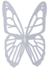 Lucky Brand Silver-Tone Butterfly Wing Earrings - Silver