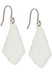 Lucky Brand Silver-Tone Opalescent Crystal Earrings - Silver