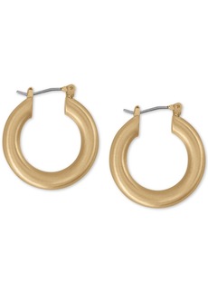 "Lucky Brand Small Tubular Hoop Earrings 1"" - Gold"