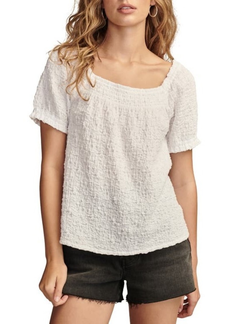 Lucky Brand Square Neck Top