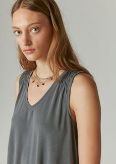 Lucky Brand Stone Charm Layer Necklace
